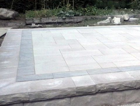 stone garden pad