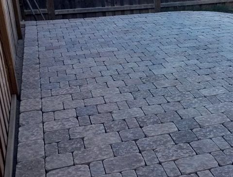 stone patio