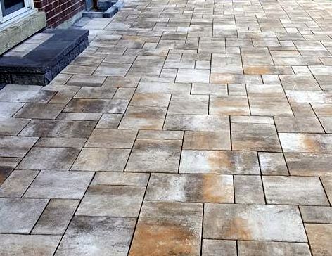 stone patio